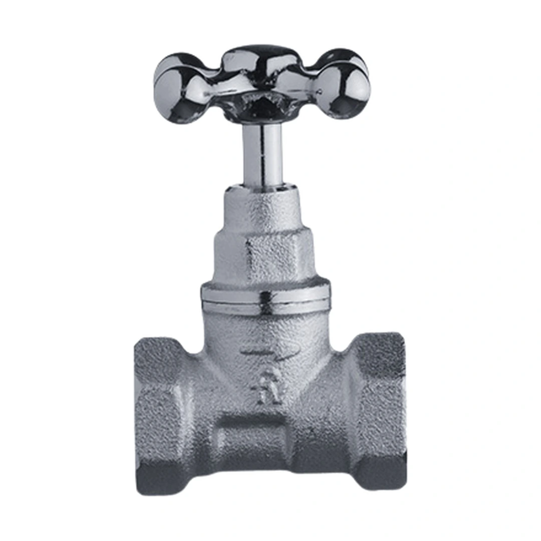 Llave de paso baja estándar manija cruz