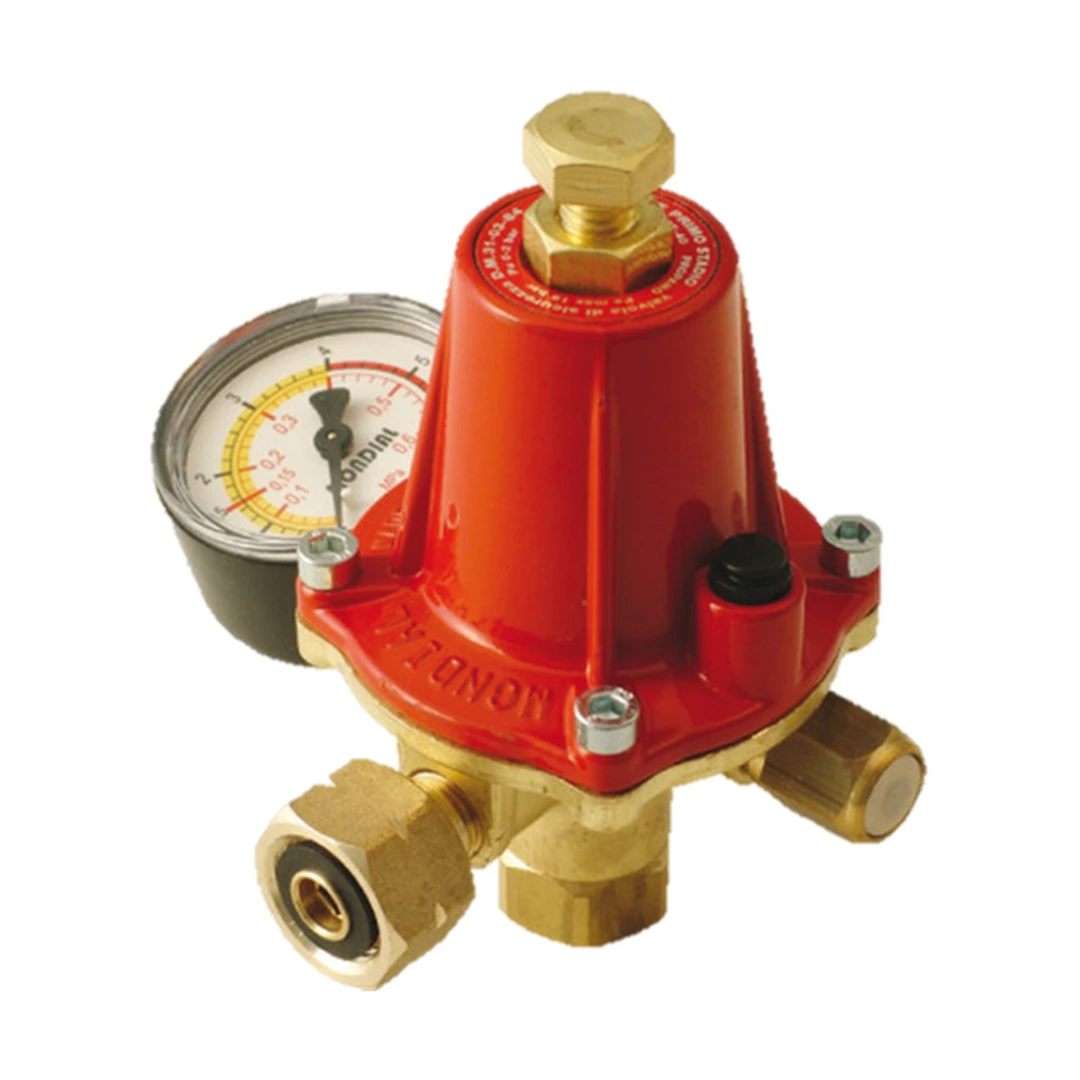 Reductor alta presión regulable con manómetro 40 kg/h