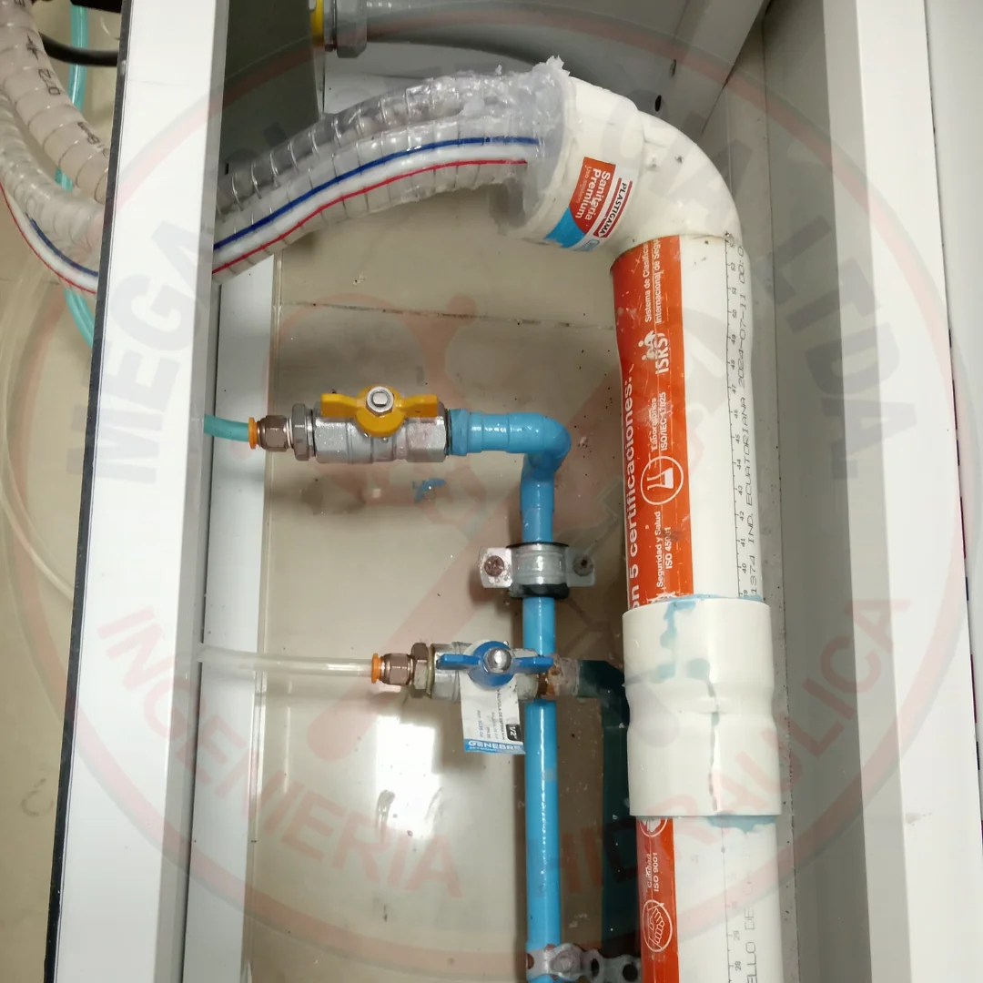 Tuberías y centralinas de gas — proyecto 4
