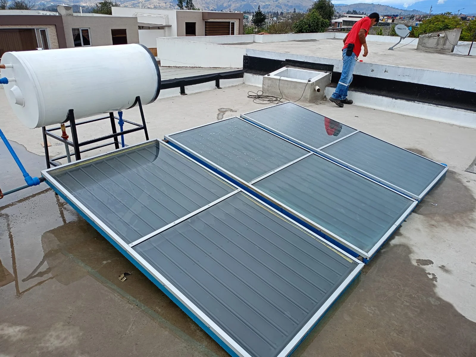 Calentamiento solar de agua domiciliaria — proyecto 2