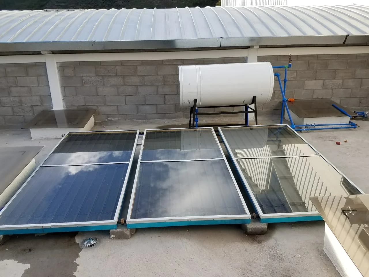 Calentamiento solar de agua domiciliaria — proyecto 3